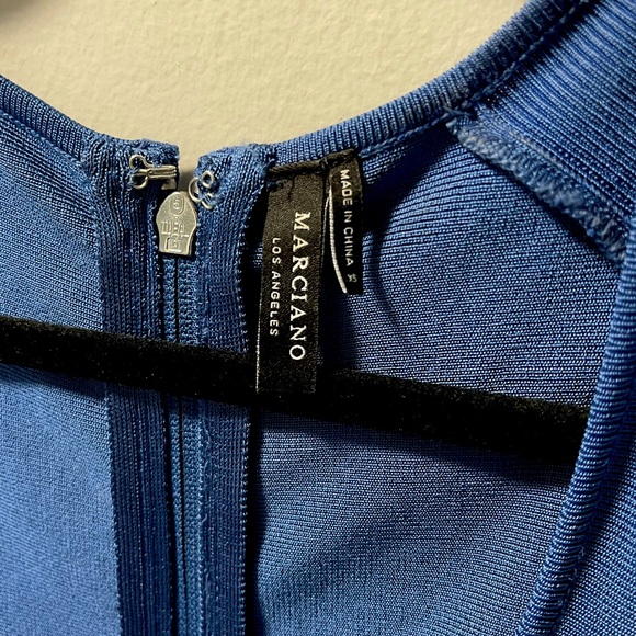 Blue Bandage Bodycon Dress - Picture 3 of 3